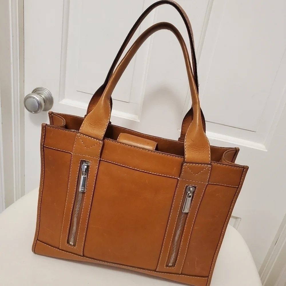Michael Kors Leather Tote, Classic, Business
